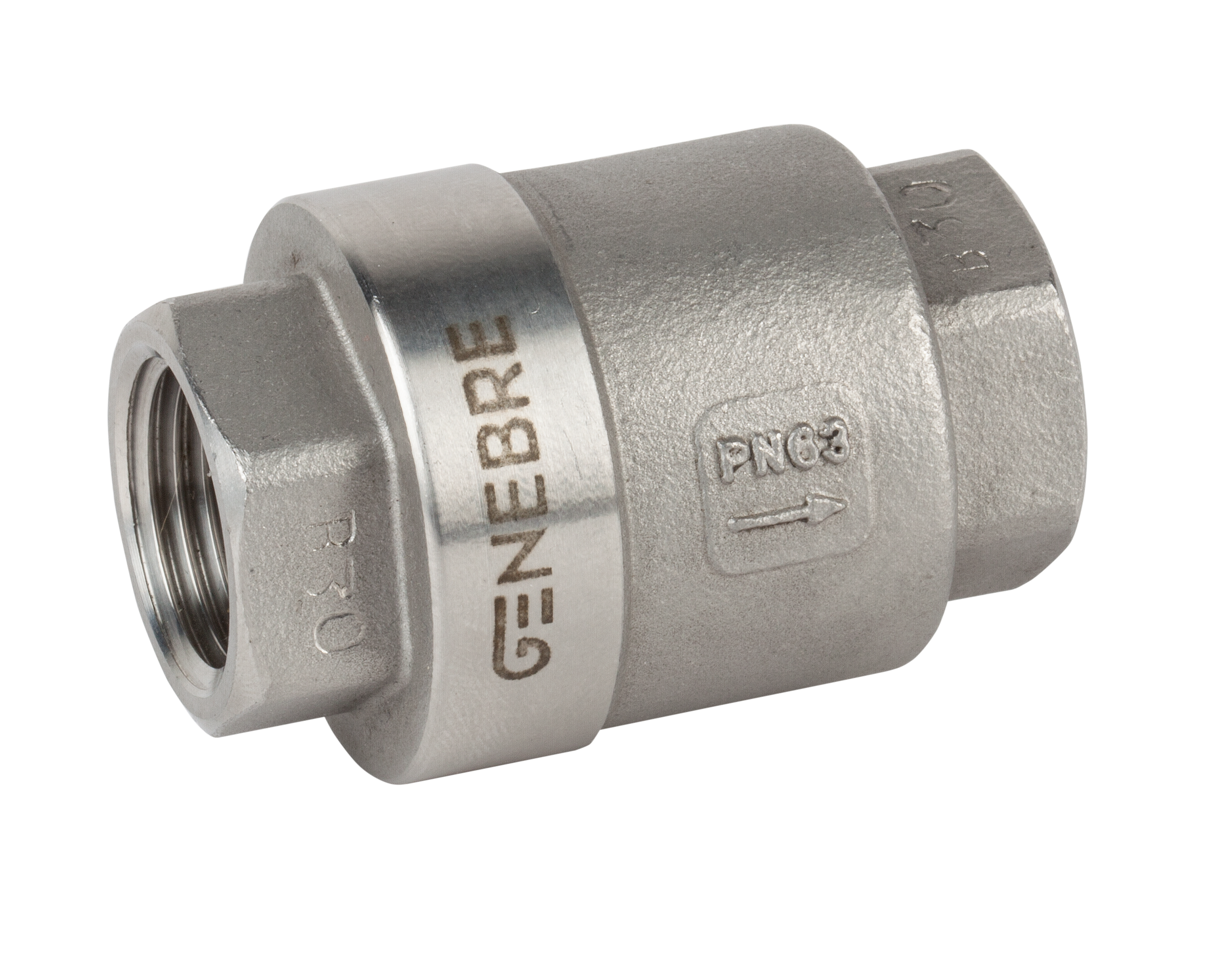 Válvula de retención a disco PN 63