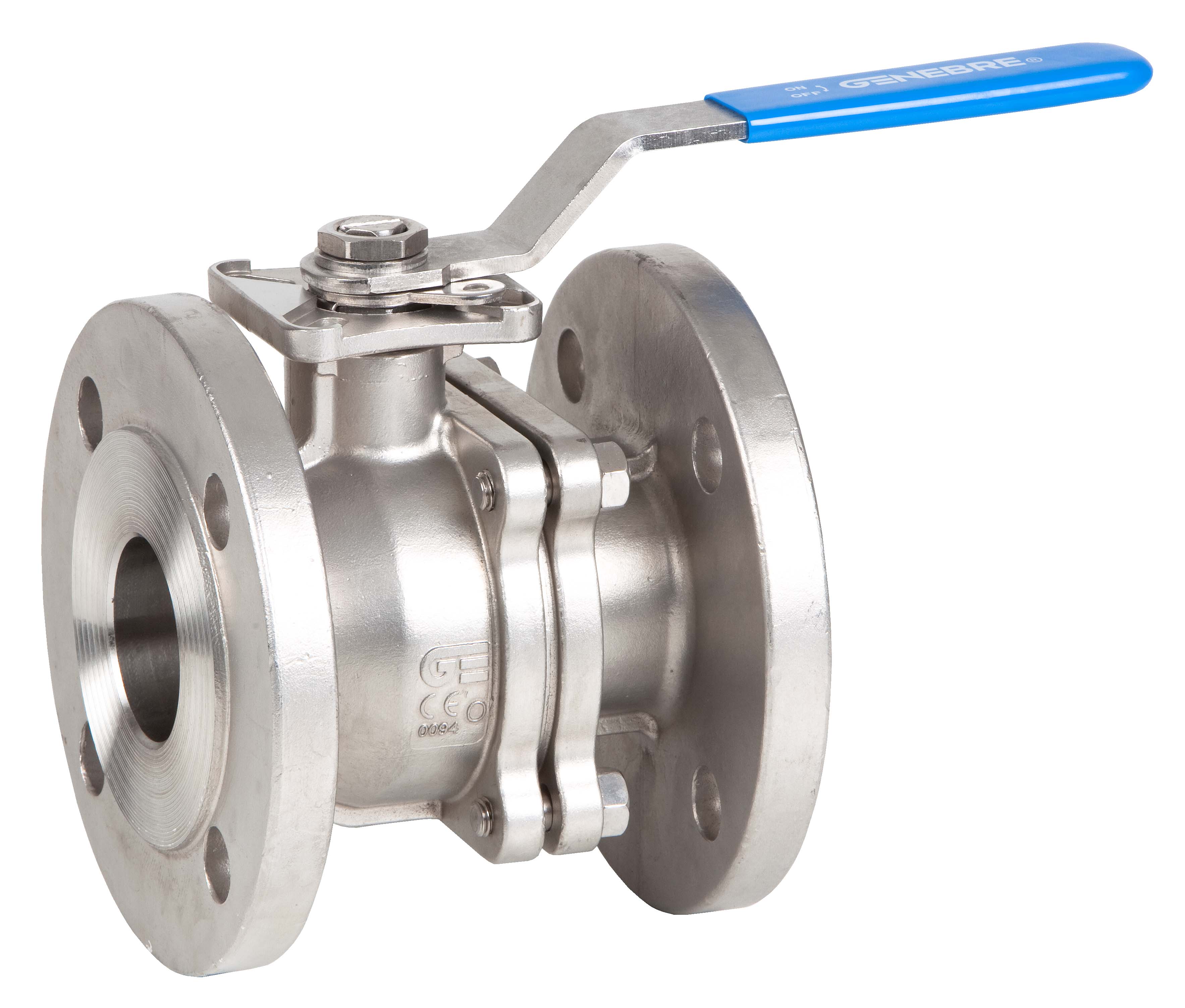 Válvula esfera paso total 2 piezas, bridas DIN; Certificación “FIRE SAFE”