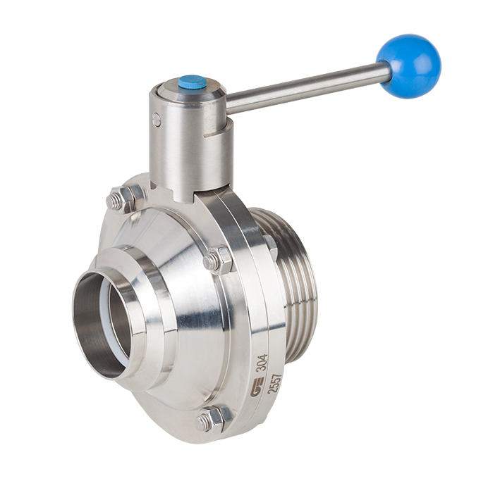 Válvula Esfera sanitaria extremo roscado/soldar