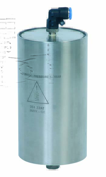 Actuador neumático simple efecto para válvulas mariposa línea sanitaria