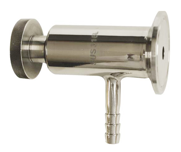 Válvula toma muestra extremo clamp