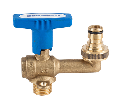 Válvula de esfera boca de riego vertical