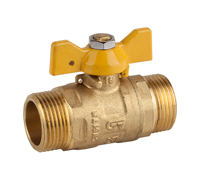 Válvula esfera recta para gas, M-M