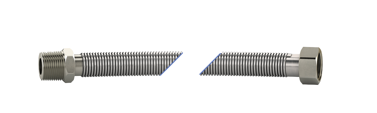 Conjunto flexible extensible de acero inoxidable