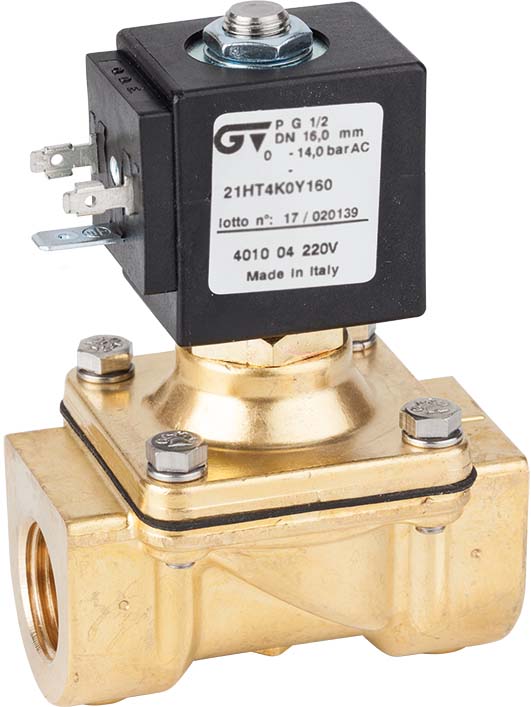 Electroválvula de acción mixta 2 vías N.C.