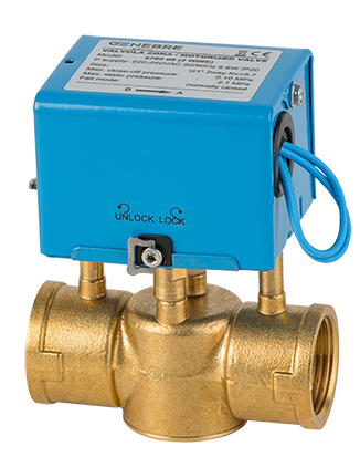 Válvula motorizada - zona 2 vías con cable de 2 hilos