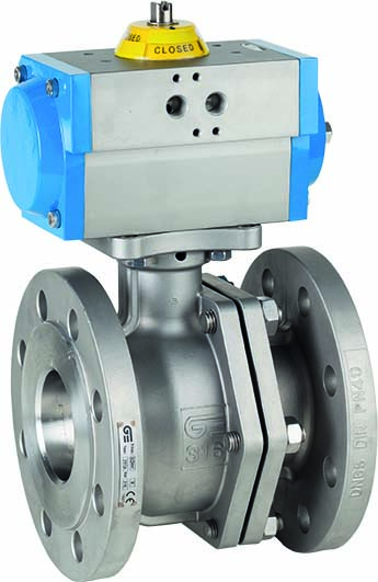 Válvula esfera 2 piezas bridada