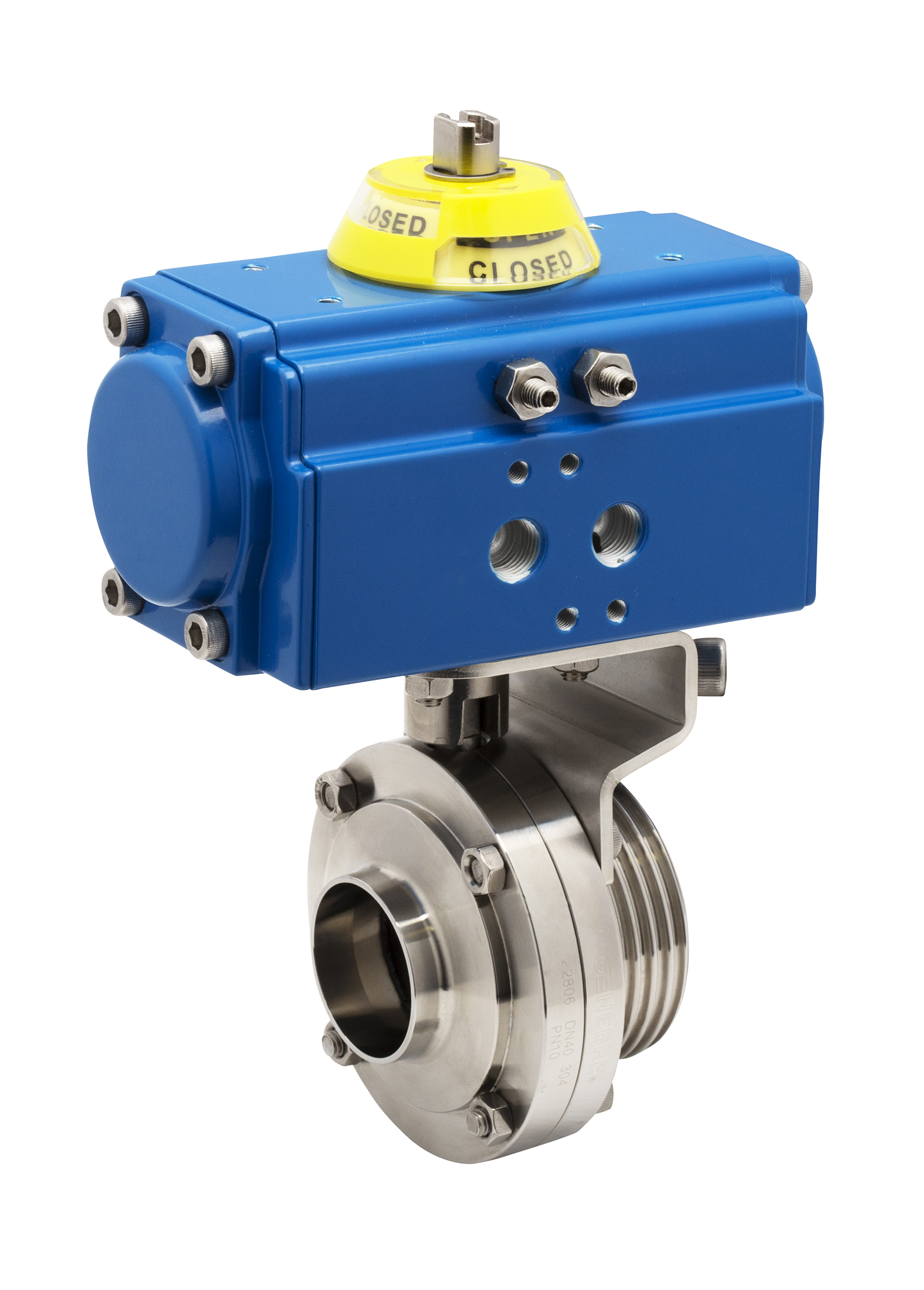 Válvula mariposa extremos roscados/soldar