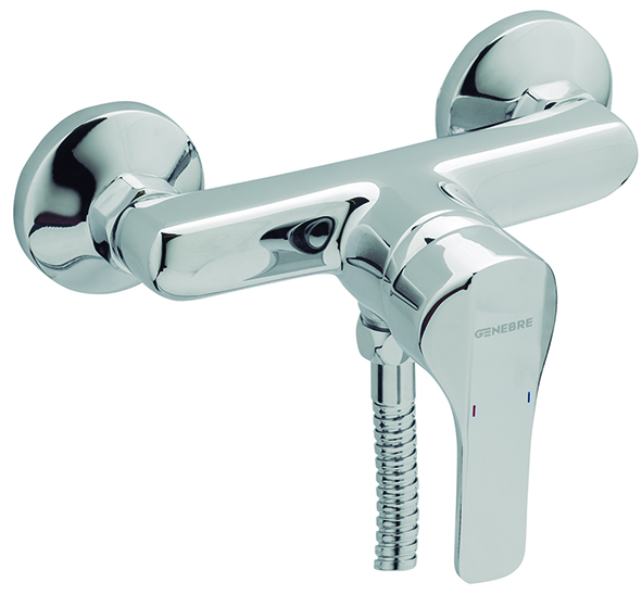Monomando de ducha con kit