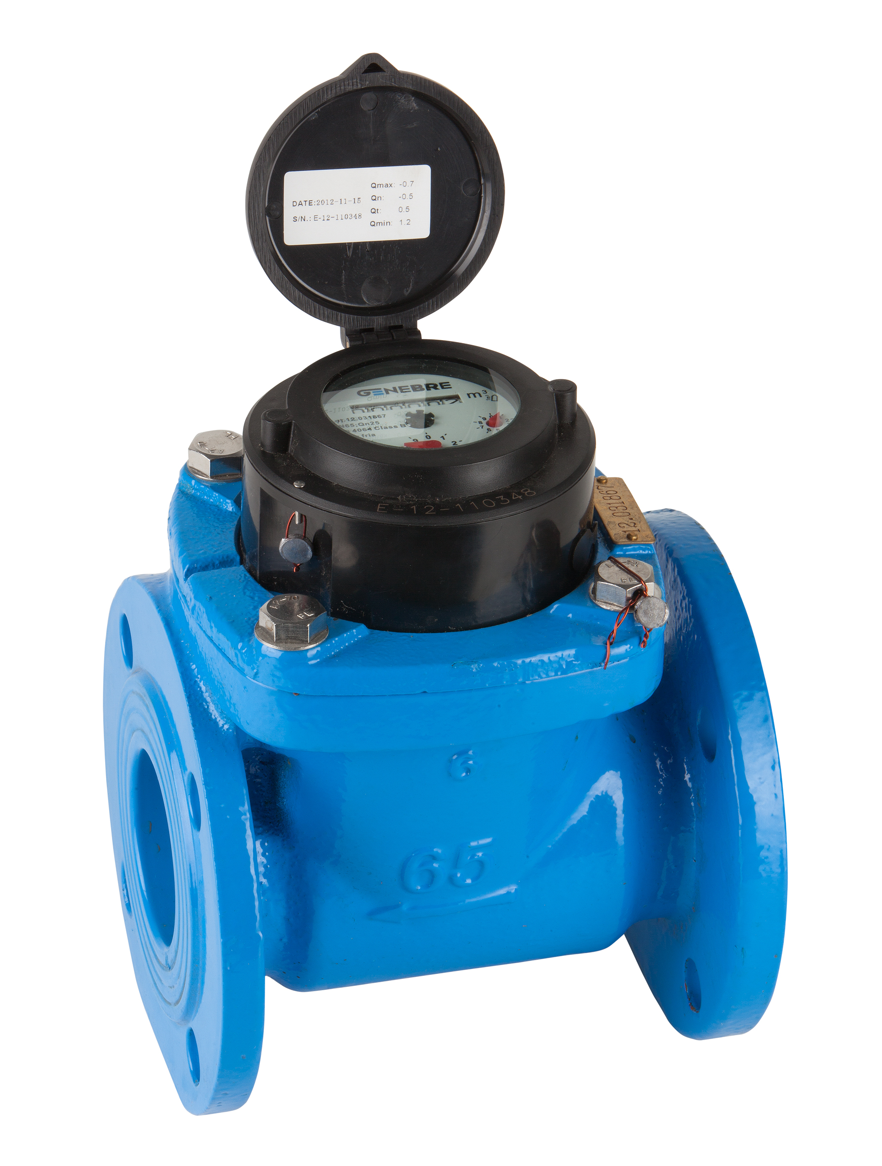 Contador de agua tipo WOLTMANN con bridas DIN