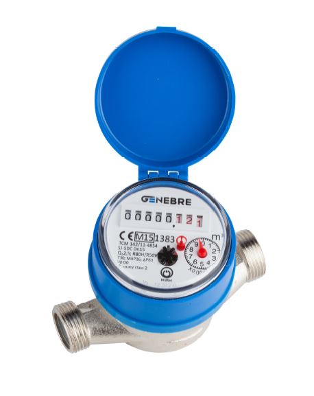 Contador de agua de chorro único (Agua fría)