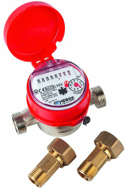 Contador de agua de chorro único (Agua caliente)