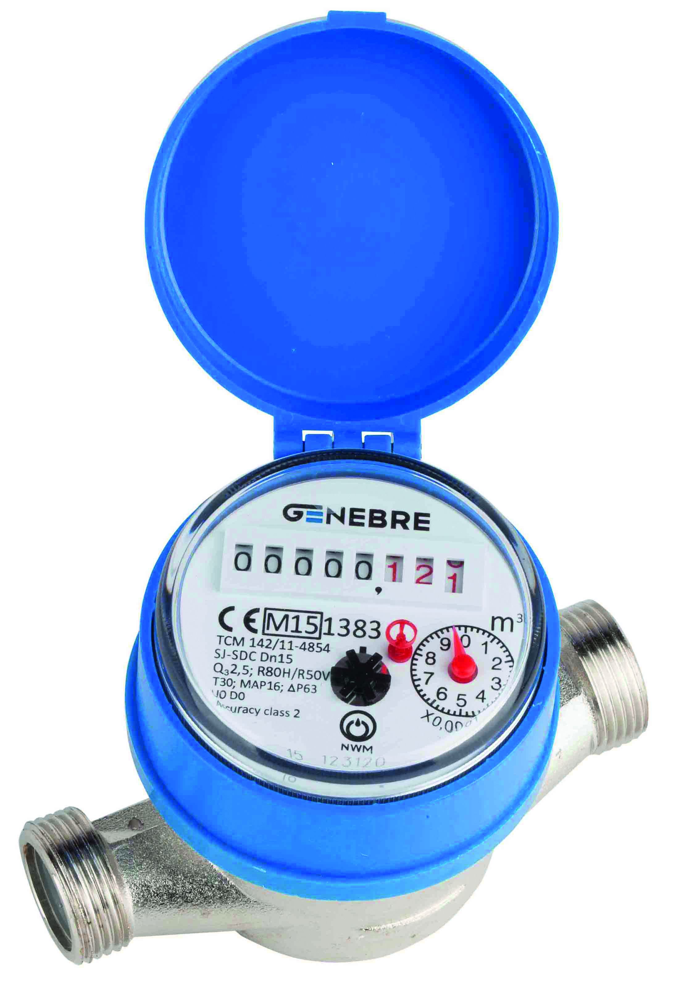 Contador de agua de chorro único (Agua fría)