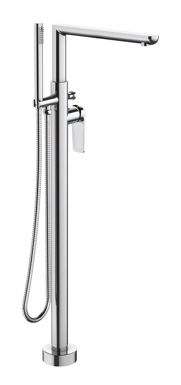 Monomando de pie para bañera Kode