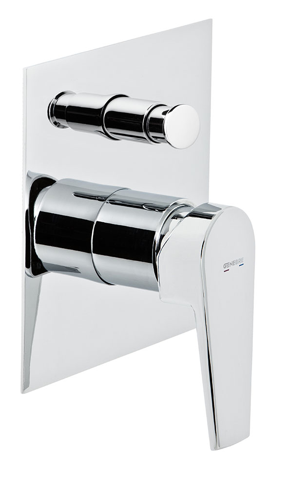 Monomando empotrado con inversor 2 vías