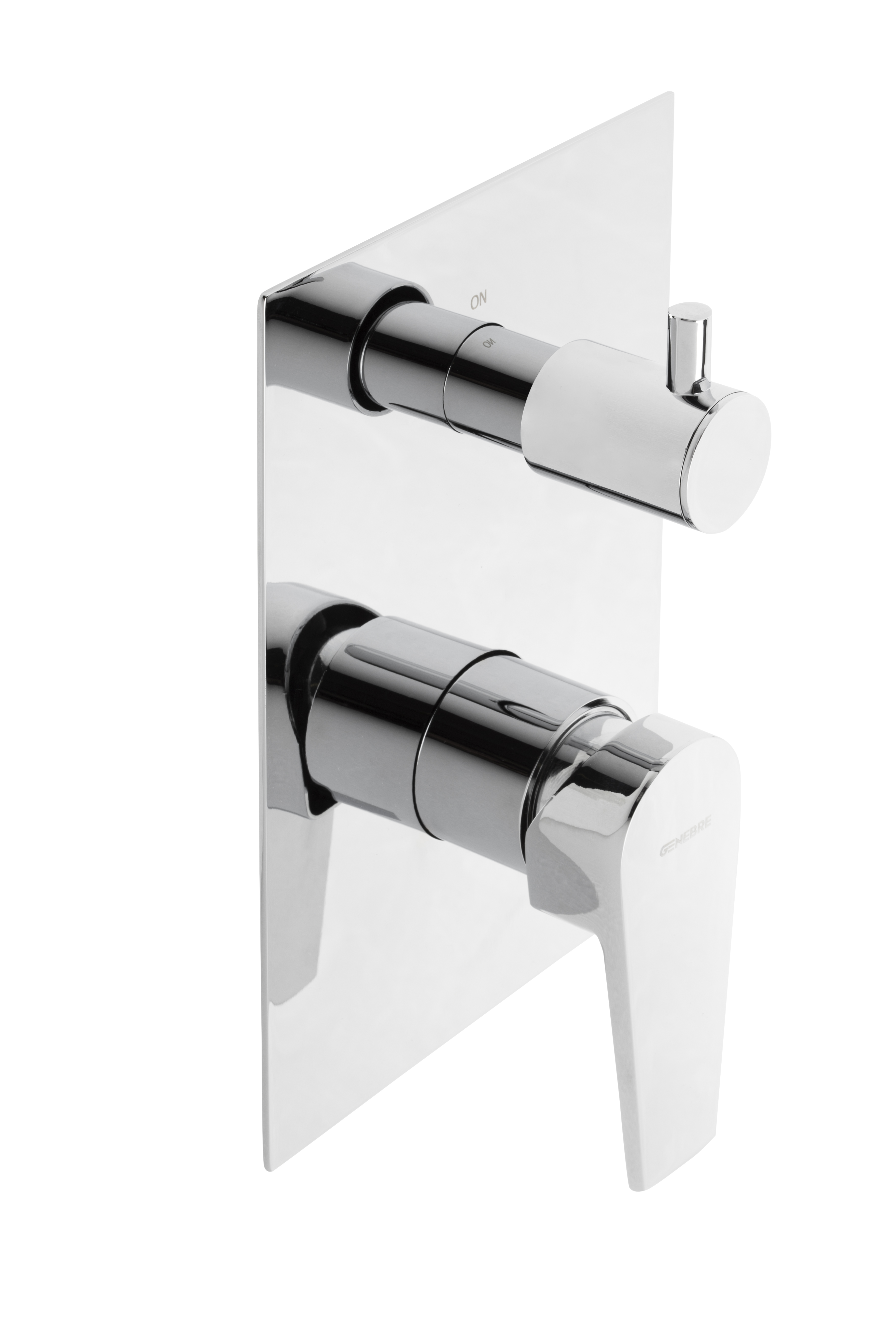 Monomando empotrado con inversor cerámico 2 vías