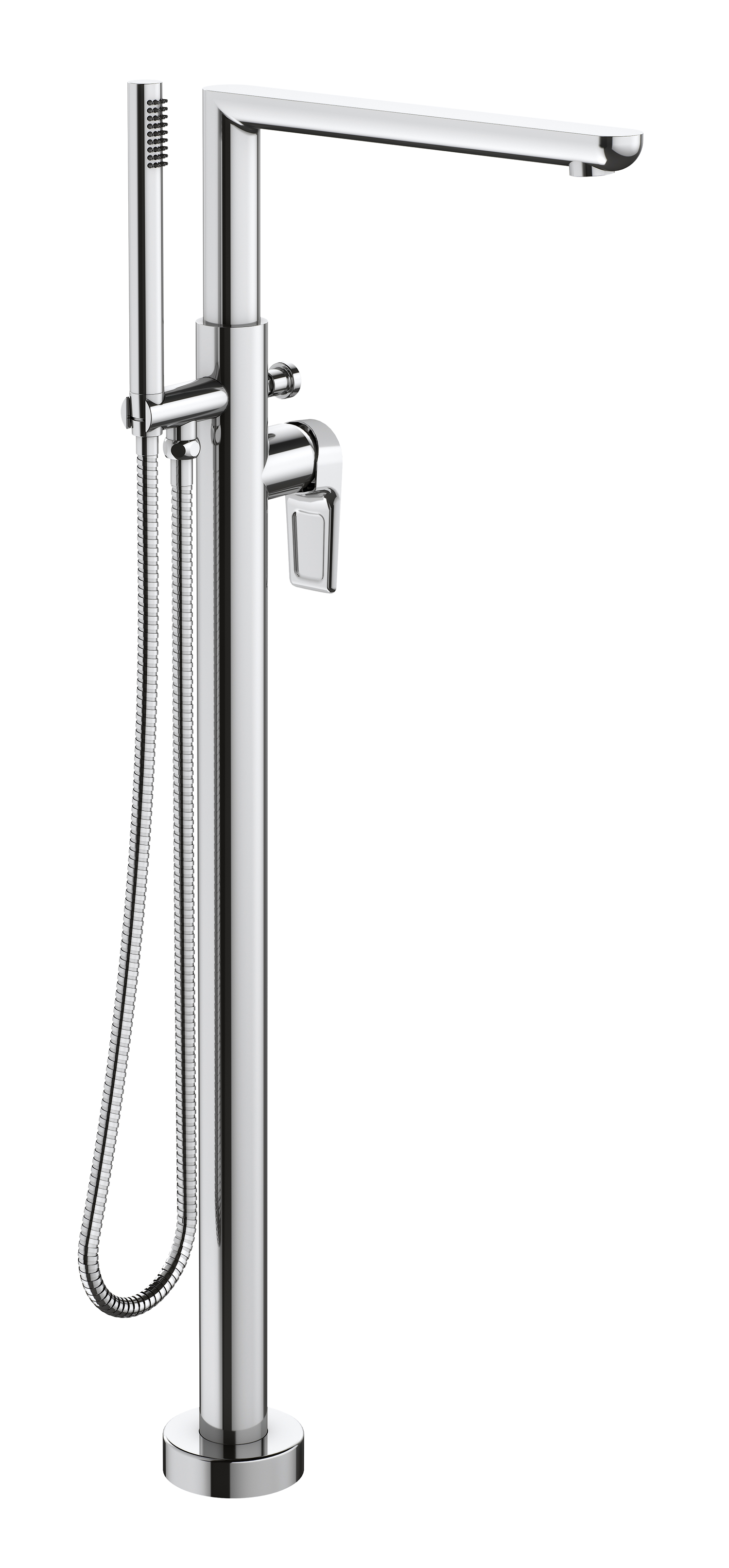 Monomando de pie para bañera