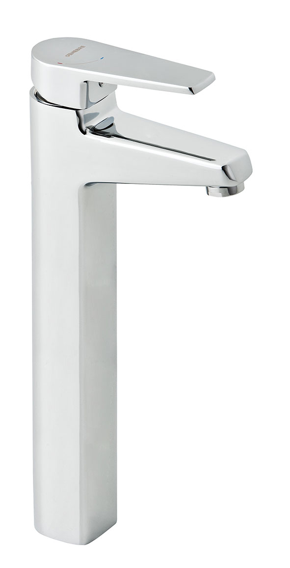 Monomando lavabo alto apertura en frío