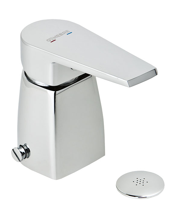 Monomando de bidé con transmisión