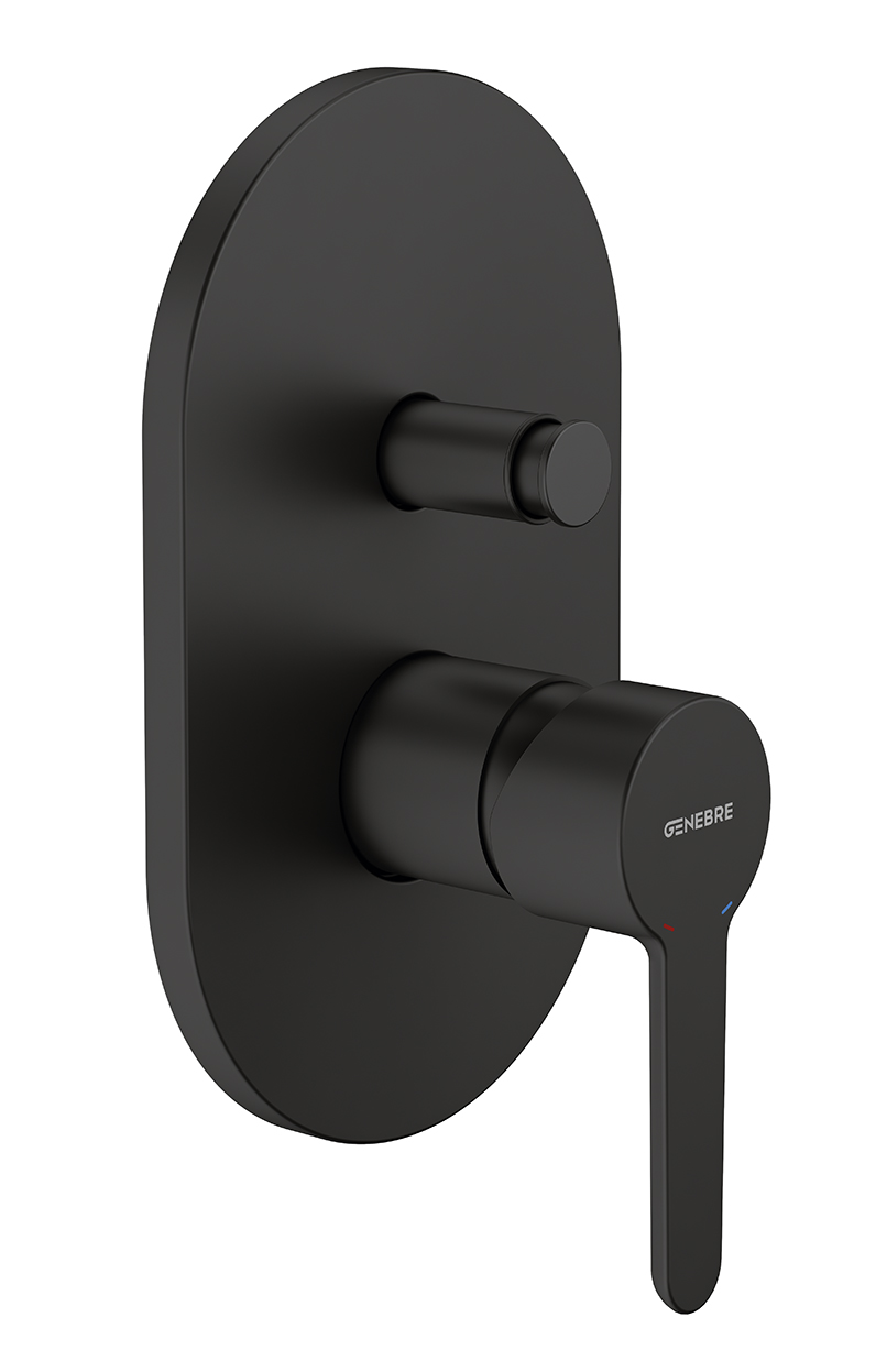 Monomando de baño empotrado con inversor