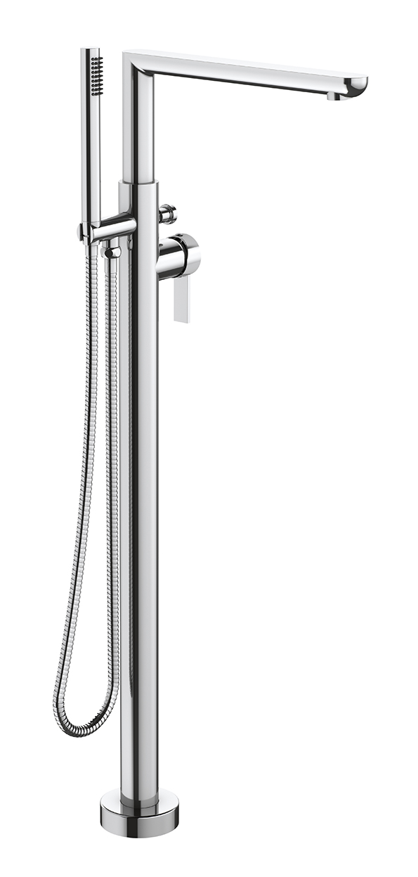 Monomando de pie para bañera Tau 2