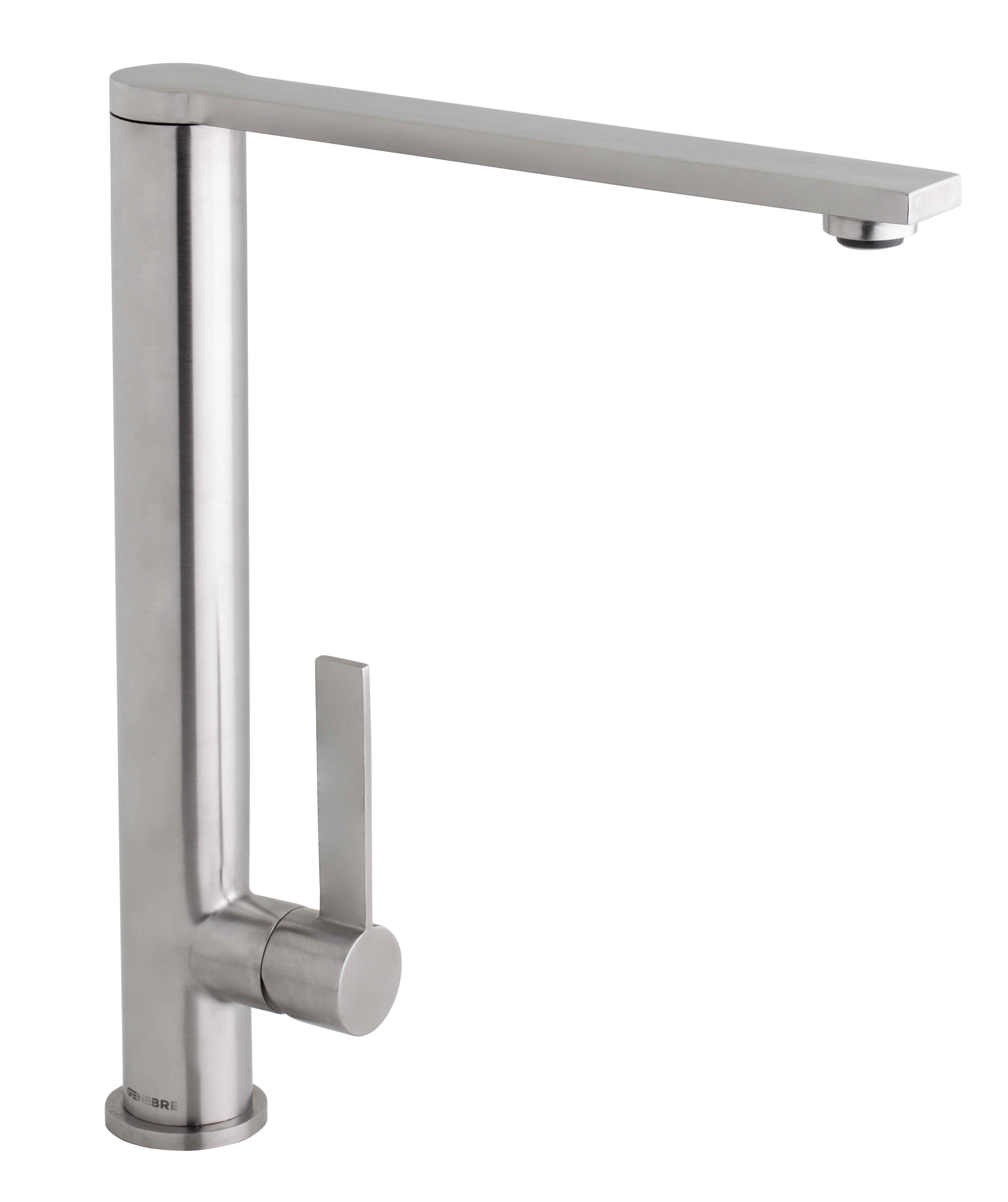 Grifo de cocina monomando inox cartucho 25