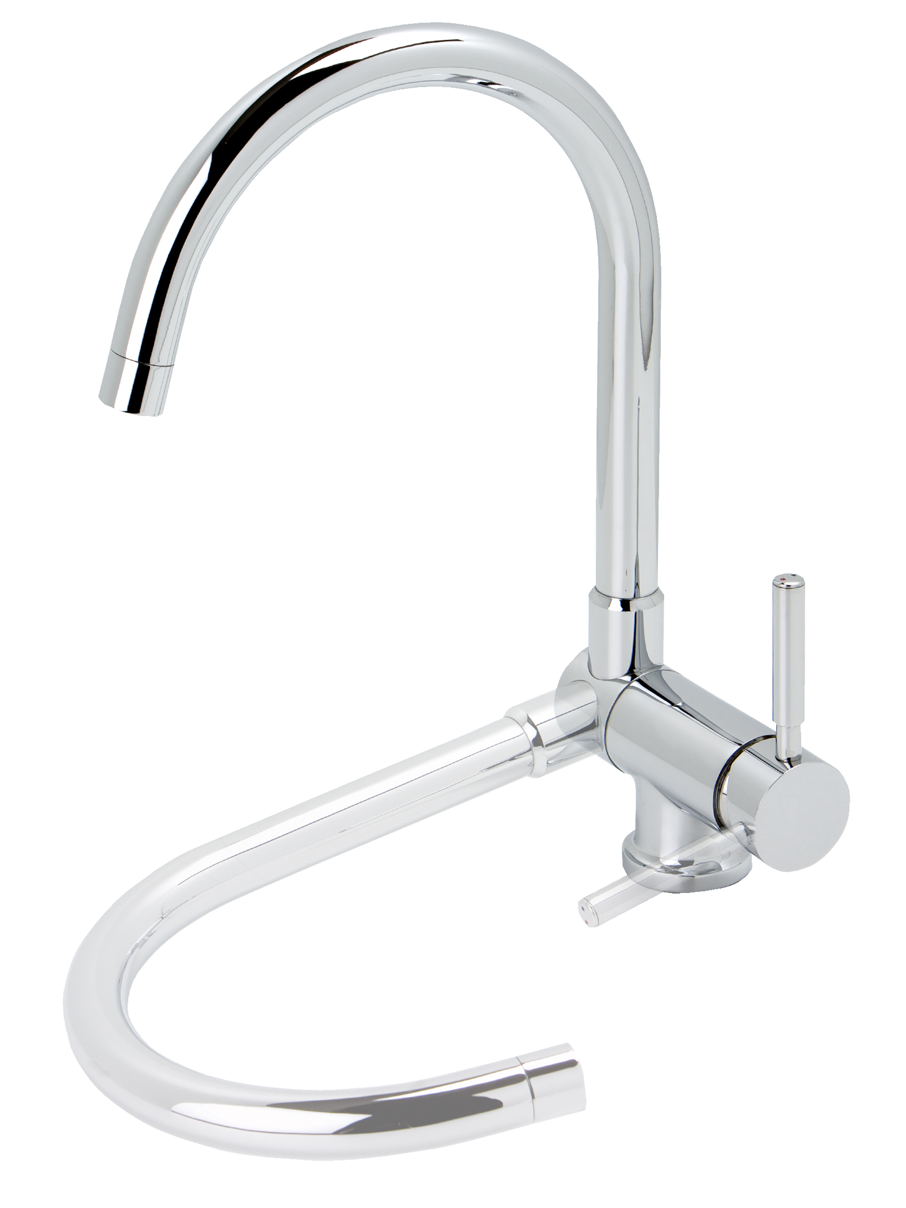 Grifo de cocina monomando abatible cartucho 35 apertura en frío TAU