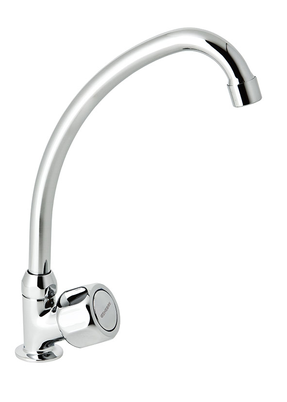 Grifo fregadera encimera caño tubo vertical GAMMA