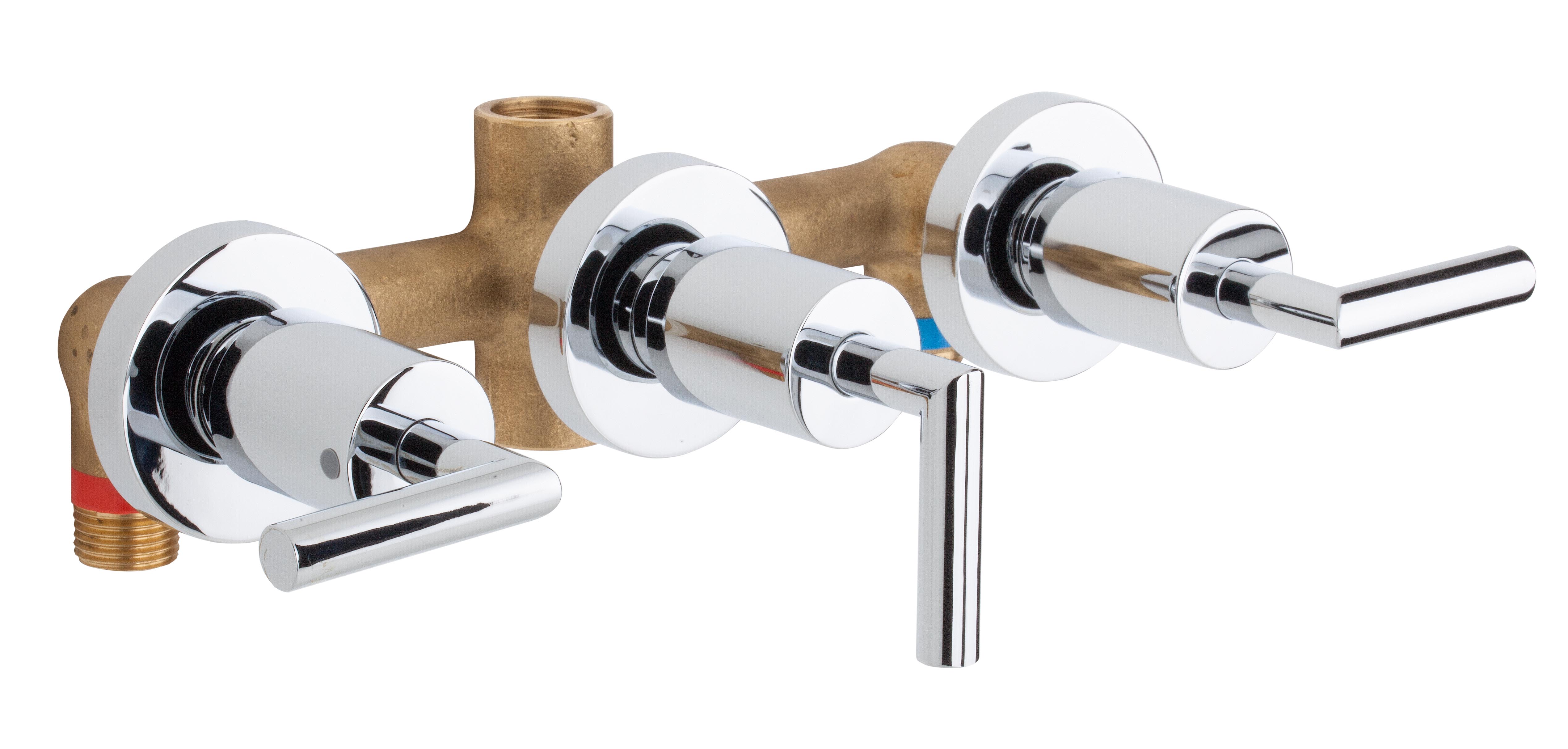 Grupo ducha empotrado 8" con inversor