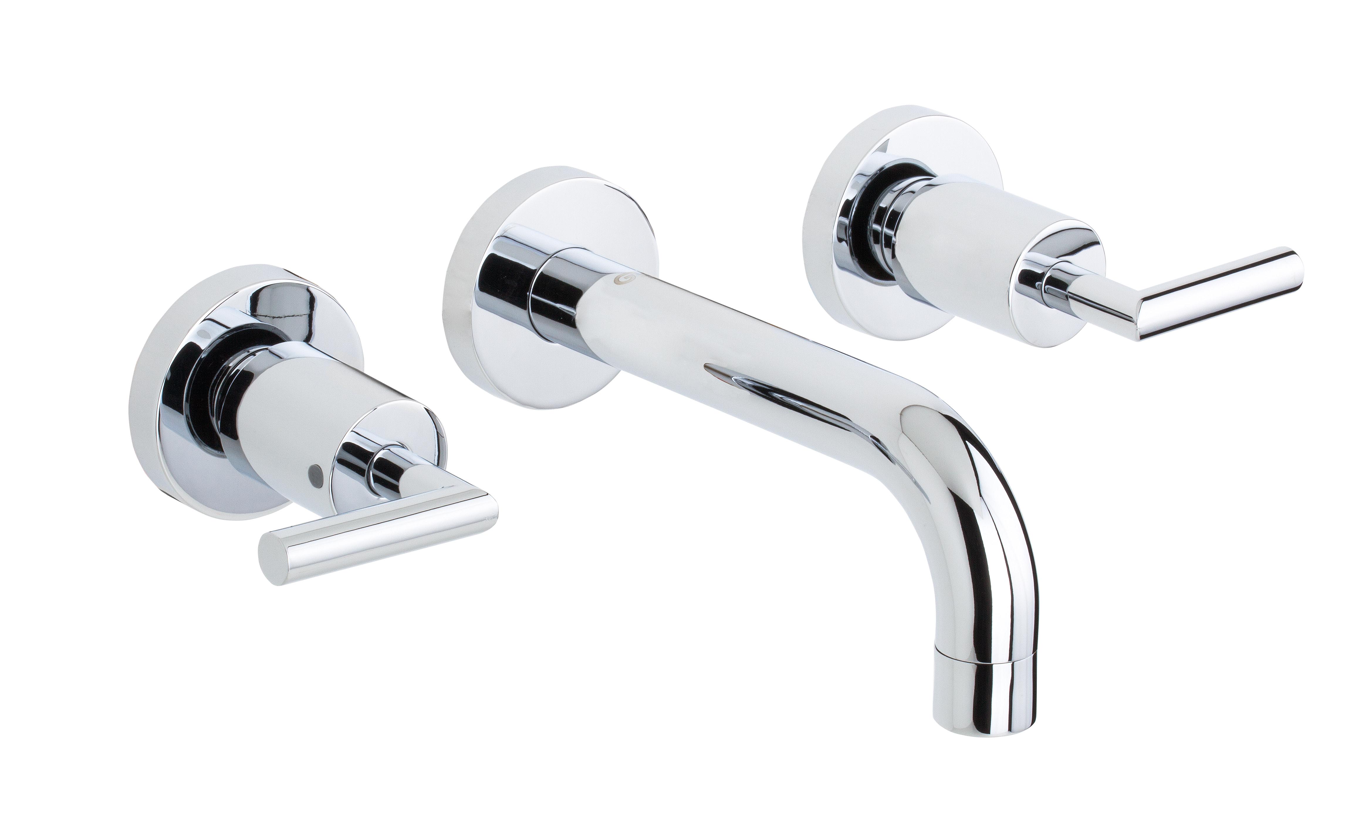 Grupo de lavabo empotrado caño 16 cm