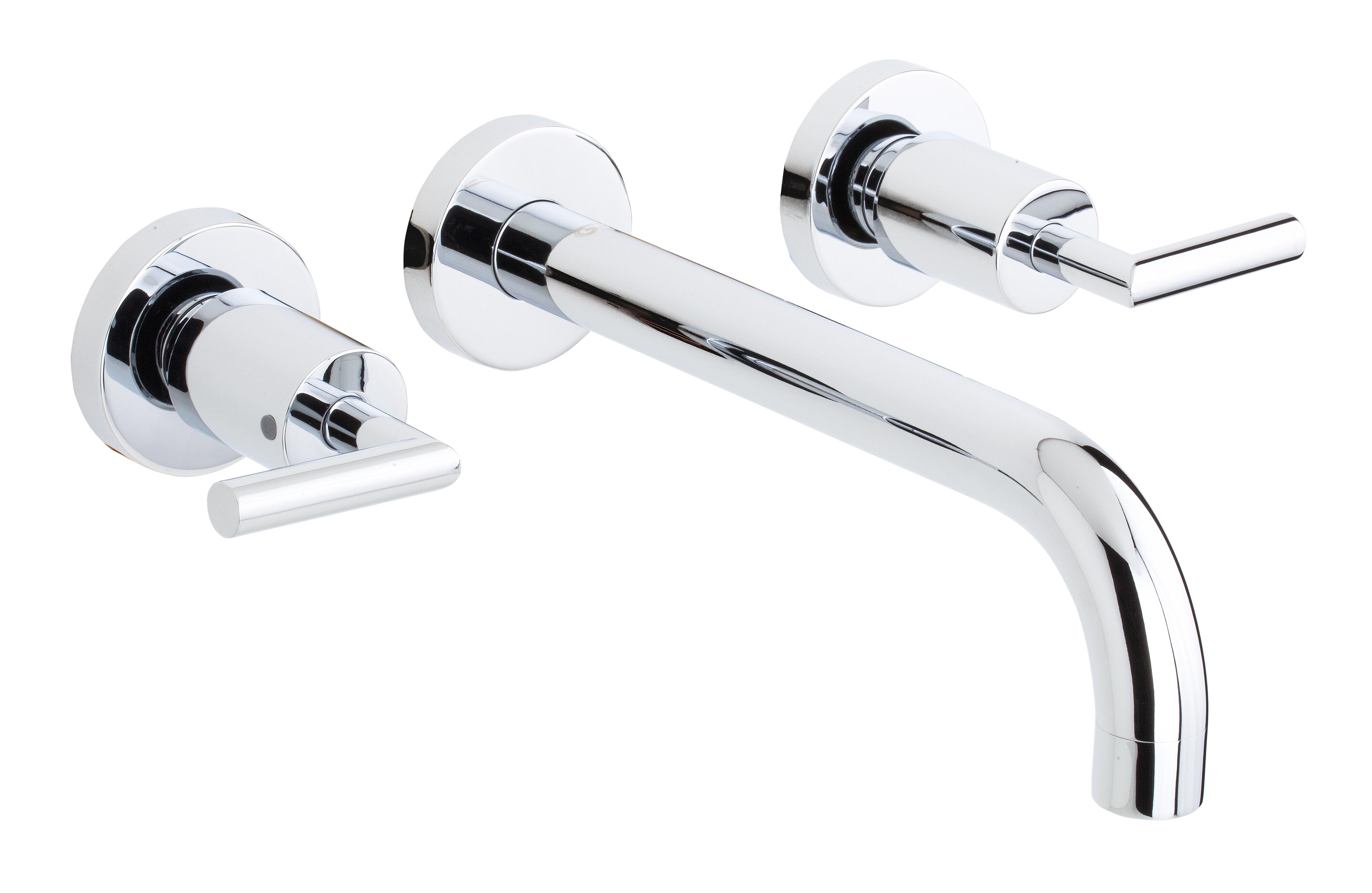 Grupo de lavabo empotrado caño 22 cm