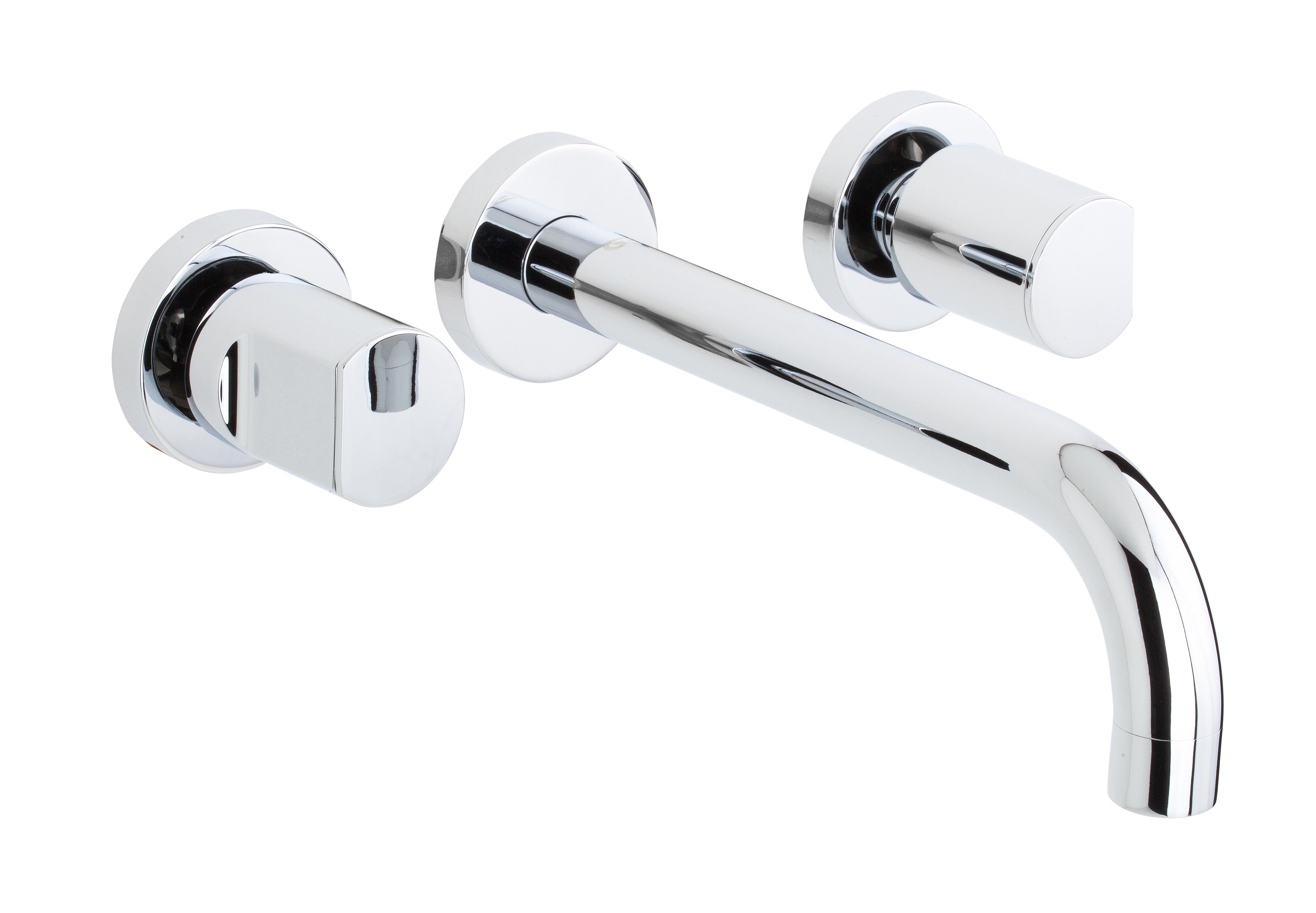 Grupo de lavabo empotrado caño 22 cm