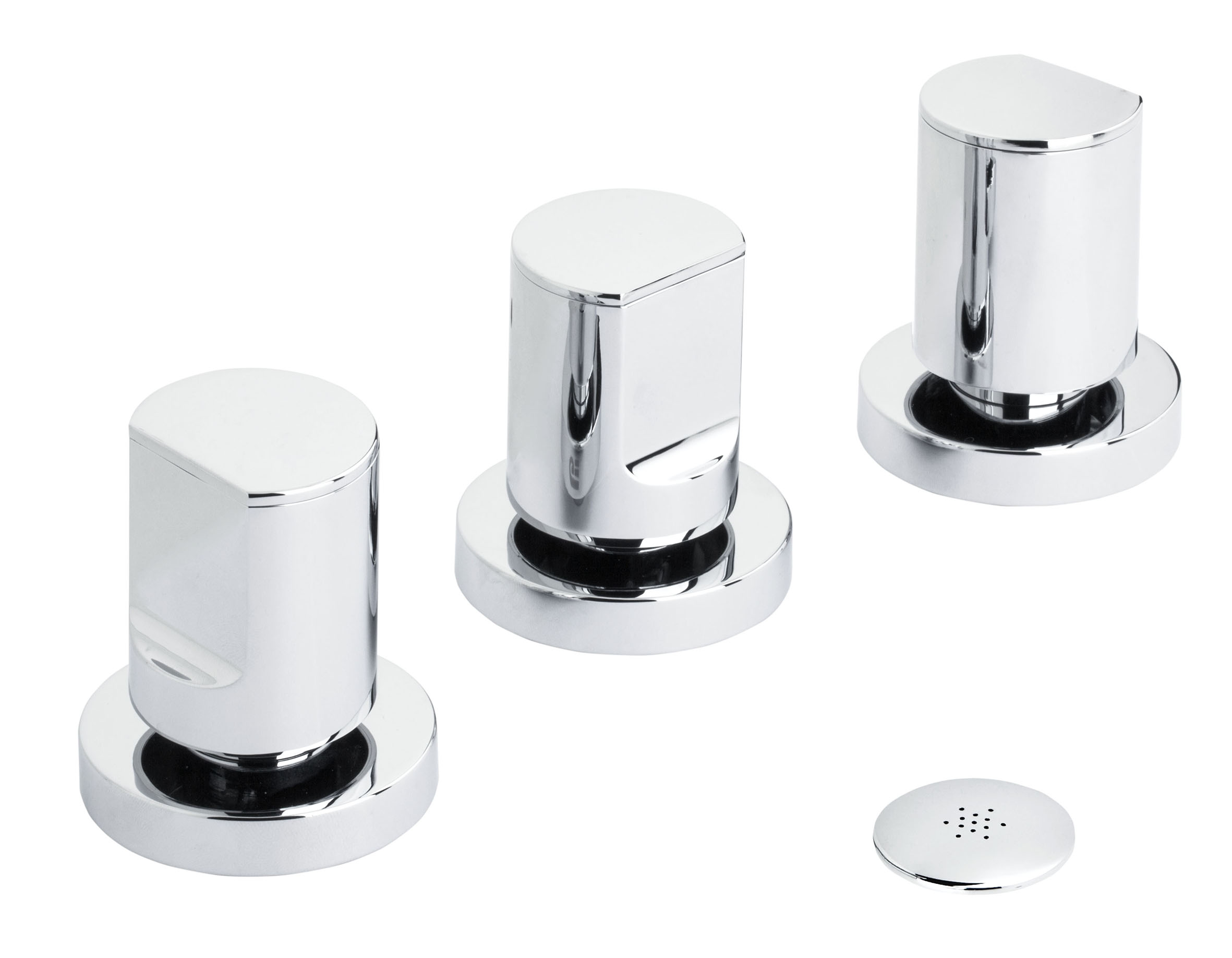 Batería de bidé con transmisión