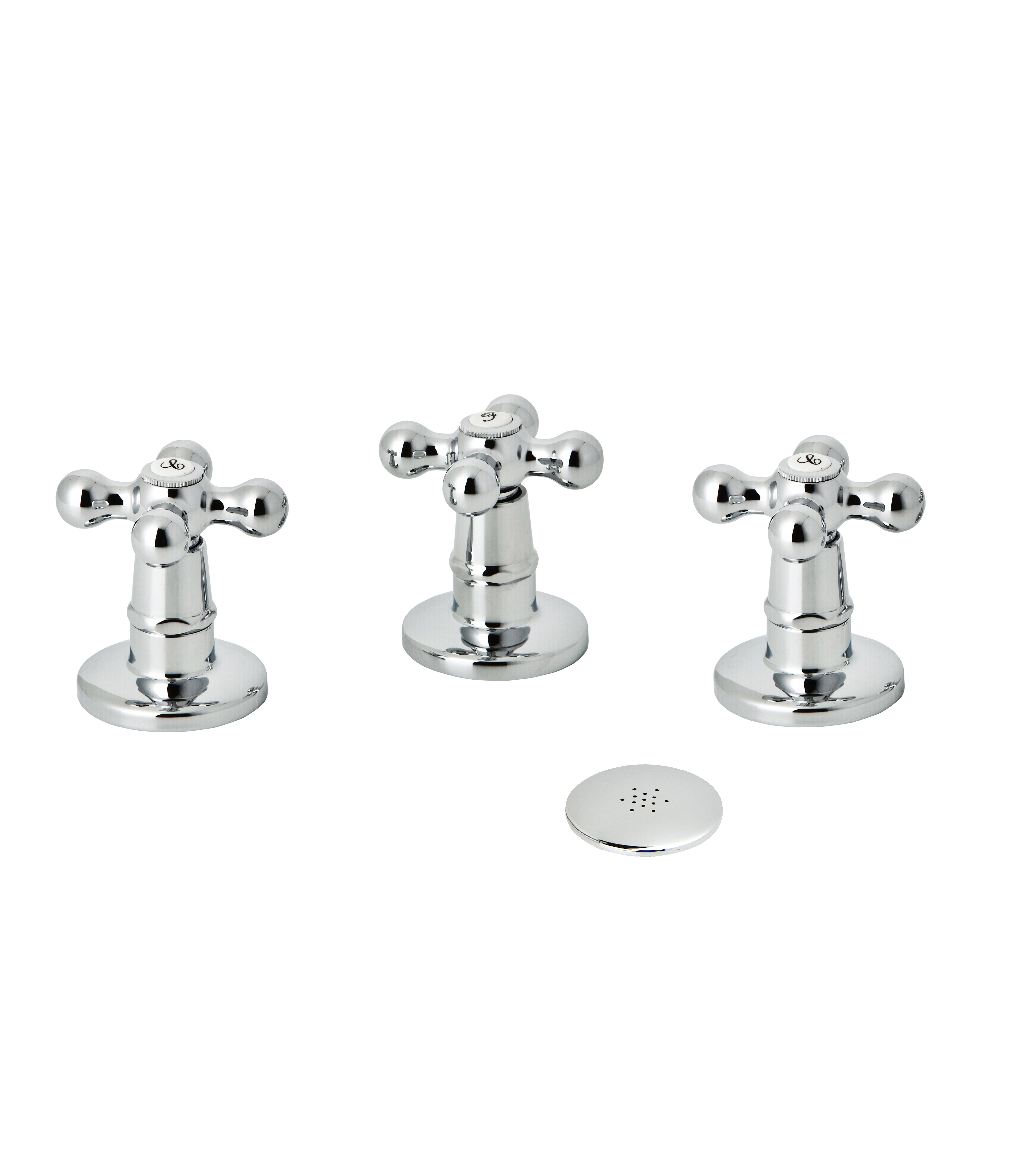 Batería de bidé con transmisión