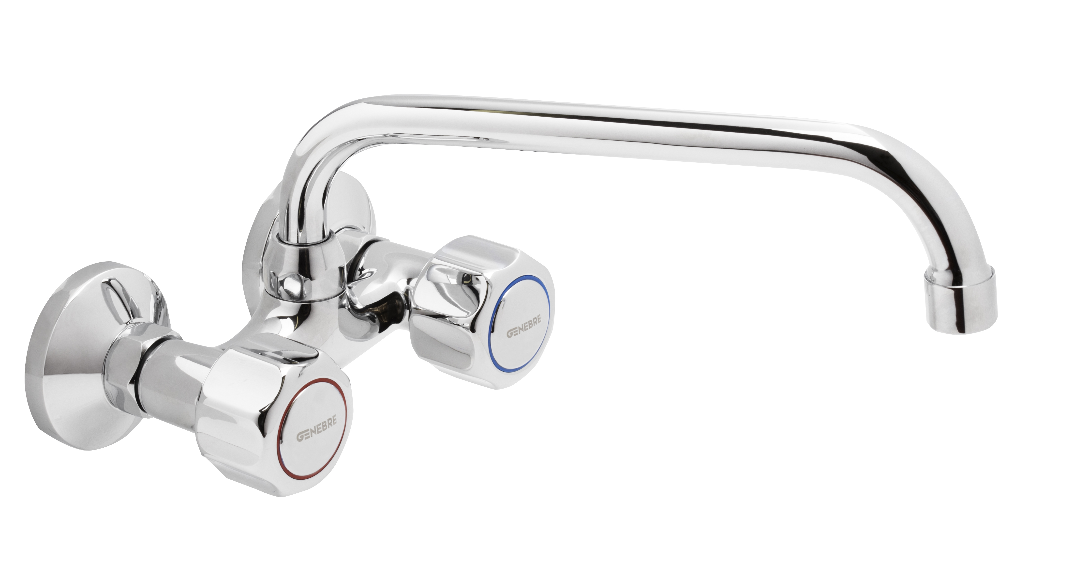 Grupo mural fregadera 15 cm caño tubo alto 18 cm GAMMA