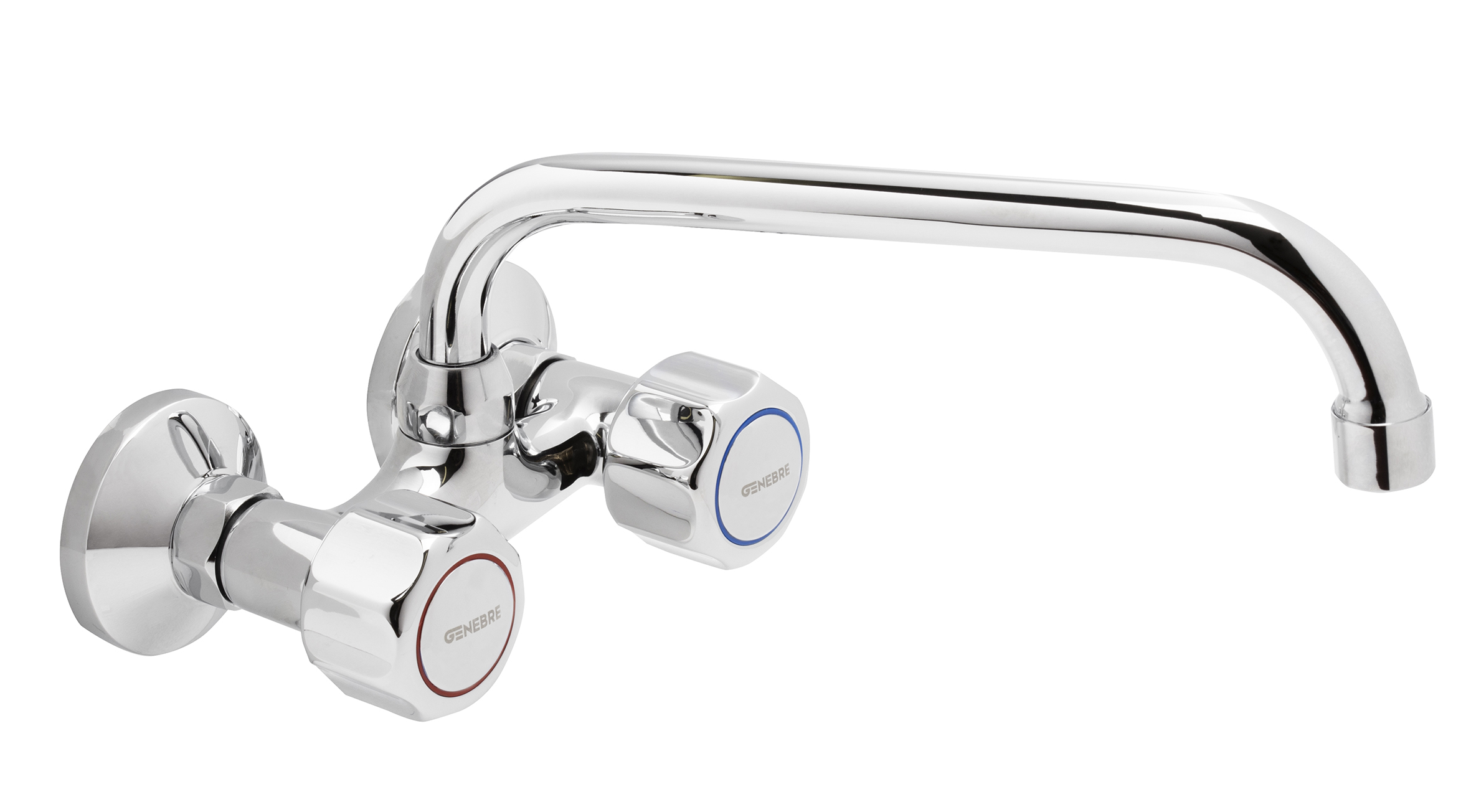 Grupo mural fregadera 11 cm caño tubo alto 24 cm GAMMA