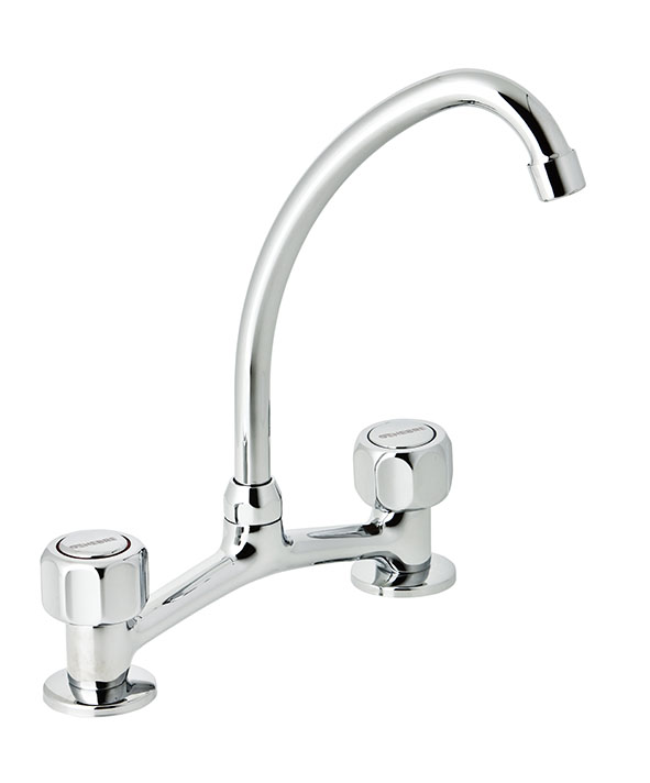 Mezclador mesada 8" caño tubo GAMMA