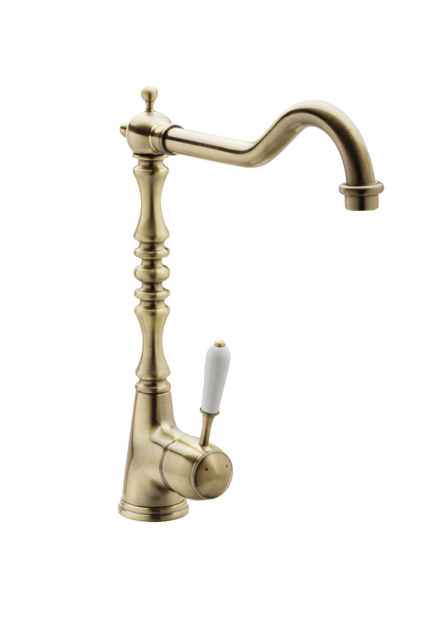 Grifo de cocina monomando bronce NEW REGENT