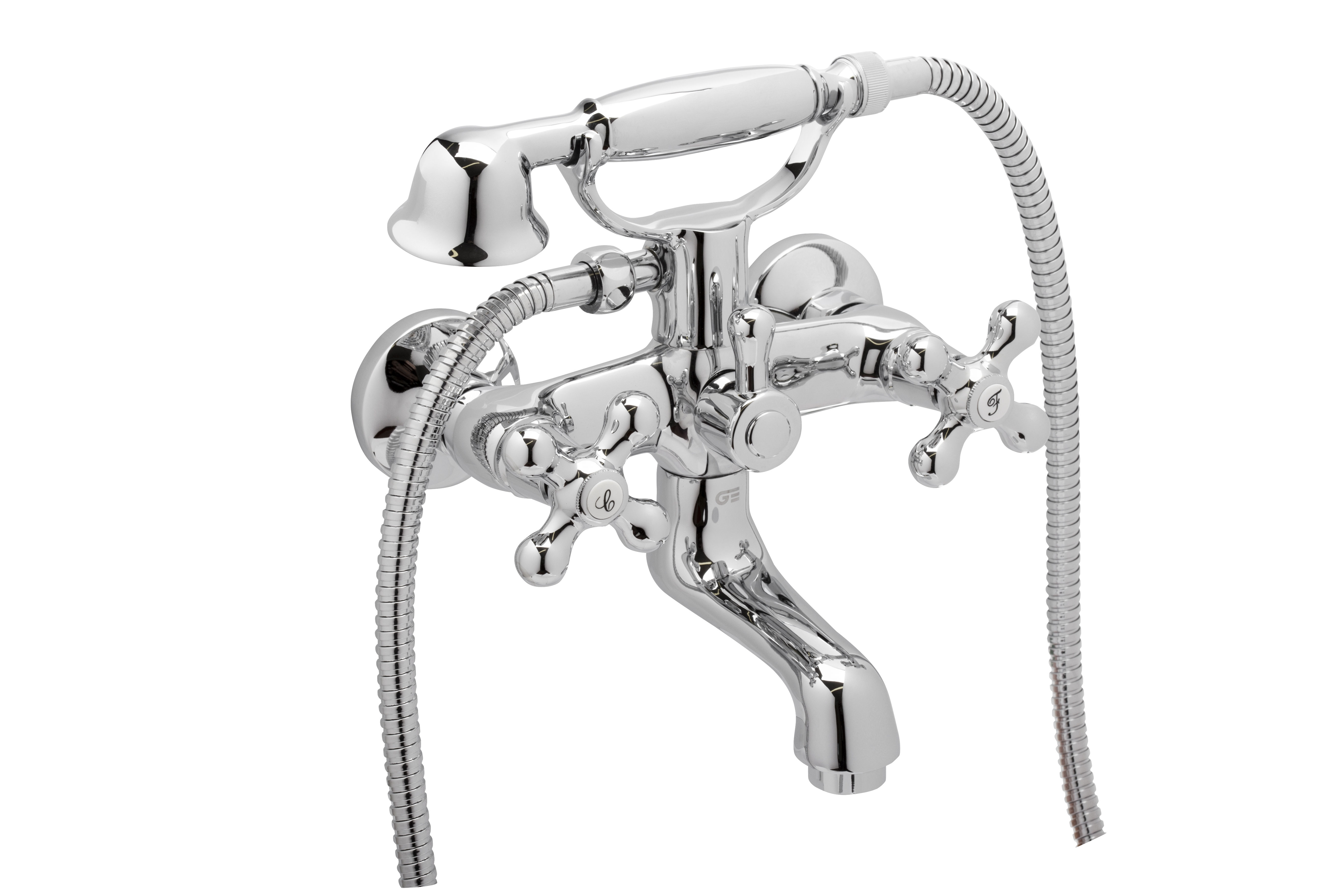 Mezclador de baño cromo con kit