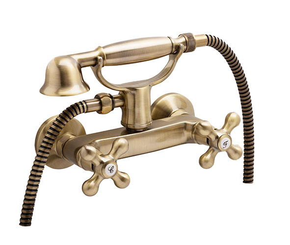 Mezclador de ducha bronce con kit