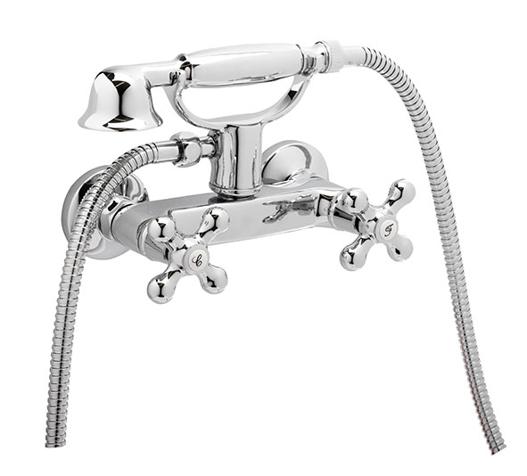 Mezclador de ducha cromo con kit