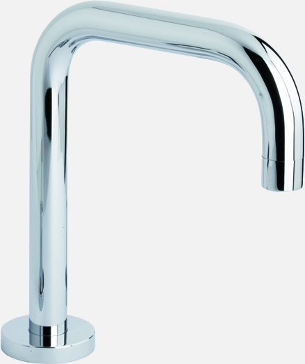 Caño encimera recto tubo