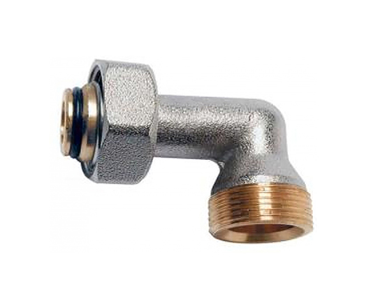 Codo para conexión valvula monotubo