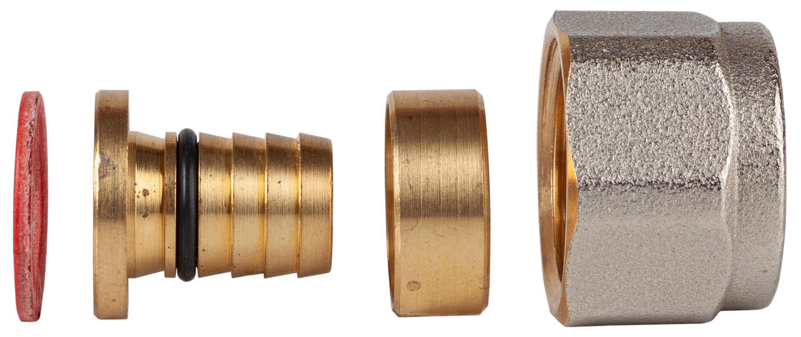 Racor tubo PEX + Multicapa rosca G1/2" BSP