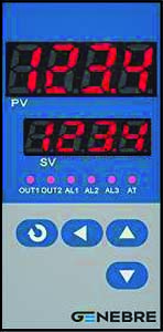 Regulador inp. programable out relé + 2 alarmas (8075)<br>Regulador inp. programable out 4-20mA + 2 alarmas (8076)