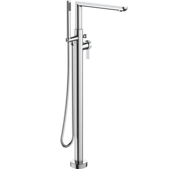 Monomando de pie para bañera Tau 2 Cromado