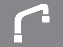 Caño mural tubo recto 22 cm D20