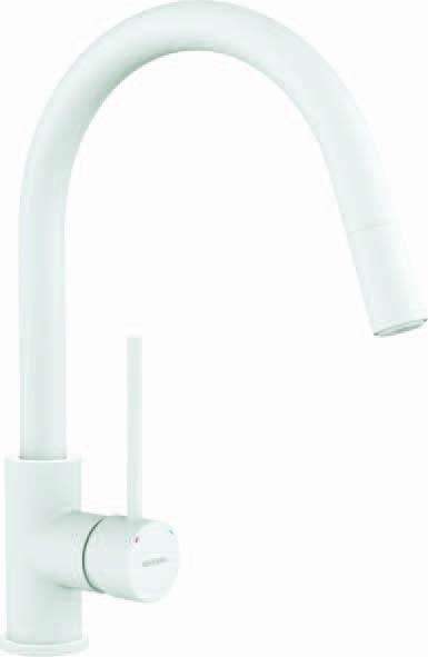 Grifo de cocina monomando caño extraible TAU